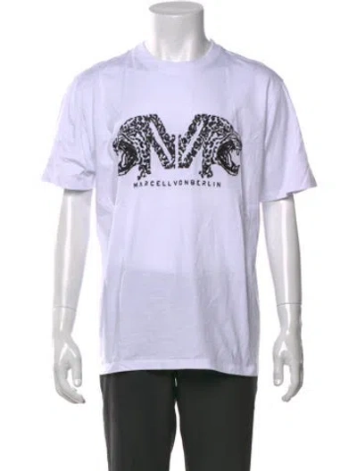 Pre-owned Marcell Von Berlin Graphic Print Crew Neck T-shirt In Multi