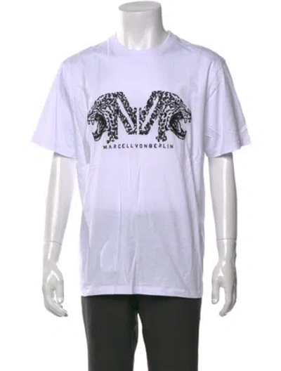 Pre-owned Marcell Von Berlin Graphic Print Crew Neck T-shirt In Multi