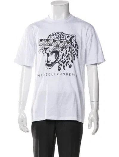 Pre-owned Marcell Von Berlin Graphic Print Crew Neck T-shirt In Multicolor