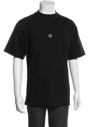 Pre-owned Marcell Von Berlin Graphic Print Crew Neck T-shirt W/ Tags In Black