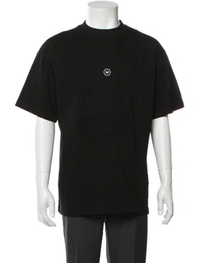 Pre-owned Marcell Von Berlin Graphic Print Crew Neck T-shirt W/ Tags In Black