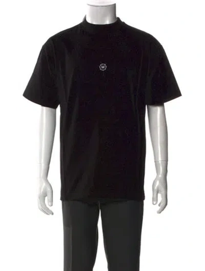 Pre-owned Marcell Von Berlin Graphic Print Crew Neck T-shirt W/ Tags In Black