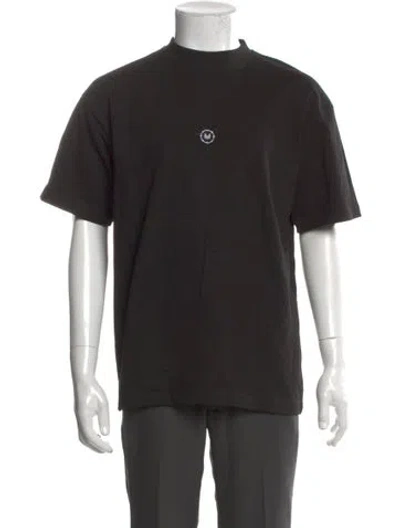 Pre-owned Marcell Von Berlin Graphic Print Crew Neck T-shirt W/ Tags In Black