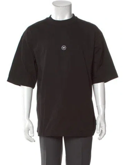 Pre-owned Marcell Von Berlin Graphic Print Crew Neck T-shirt W/ Tags In Black