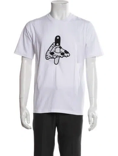 Pre-owned Marcell Von Berlin Graphic Print Crew Neck T-shirt W/ Tags In Black