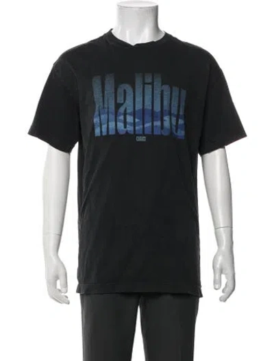 Pre-owned Marcell Von Berlin Graphic Print Crew Neck T-shirt W/ Tags In Black