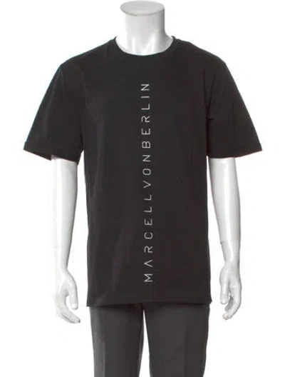 Pre-owned Marcell Von Berlin Graphic Print Crew Neck T-shirt W/ Tags In Gray