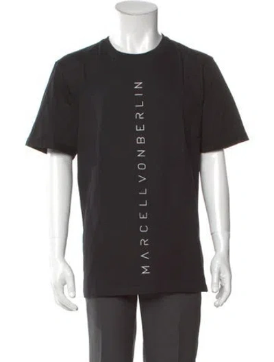 Pre-owned Marcell Von Berlin Graphic Print Crew Neck T-shirt W/ Tags In Gray