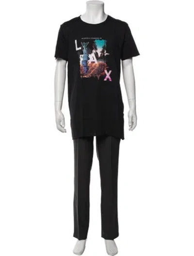 Pre-owned Marcell Von Berlin Graphic Print Crew Neck T-shirt W/ Tags In Gray