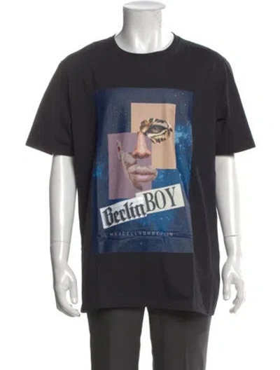 Pre-owned Marcell Von Berlin Graphic Print Crew Neck T-shirt W/ Tags In Multi