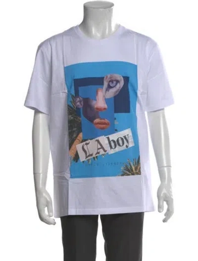Pre-owned Marcell Von Berlin Graphic Print Crew Neck T-shirt W/ Tags In Multi