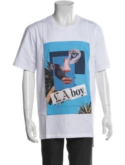 Pre-owned Marcell Von Berlin Graphic Print Crew Neck T-shirt W/ Tags In Multi