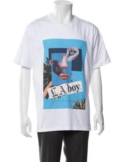 Pre-owned Marcell Von Berlin Graphic Print Crew Neck T-shirt W/ Tags In Multi