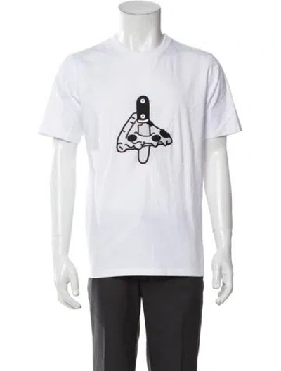 Pre-owned Marcell Von Berlin Graphic Print Crew Neck T-shirt In White