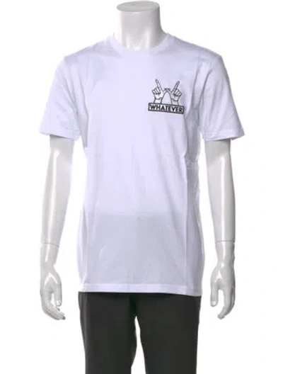 Pre-owned Marcell Von Berlin Graphic Print Crew Neck T-shirt In White