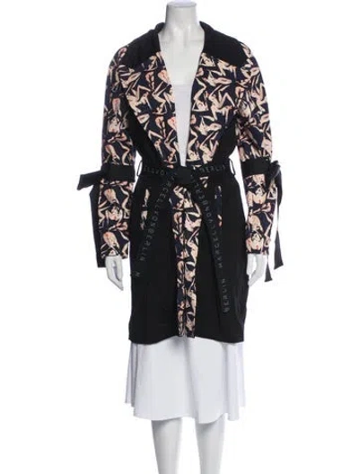 Pre-owned Marcell Von Berlin Graphic Print Jacket In Black