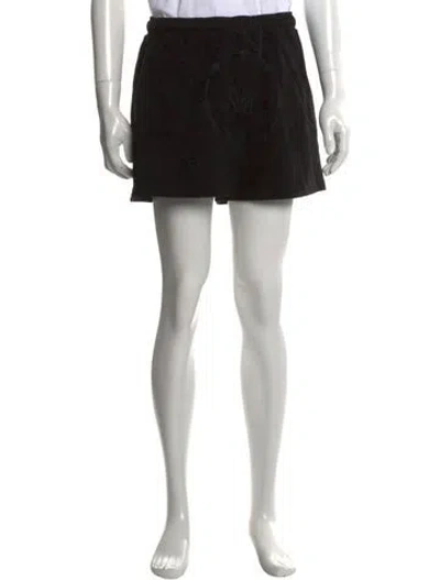 Pre-owned Marcell Von Berlin Graphic Print Jogger Shorts W/ Tags In Black