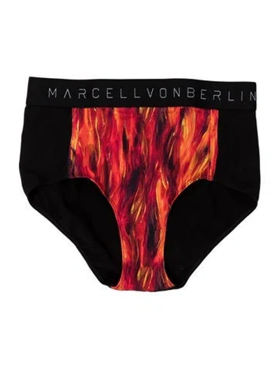Pre-owned Marcell Von Berlin Graphic Print Lounge Set W/ Tags In Red