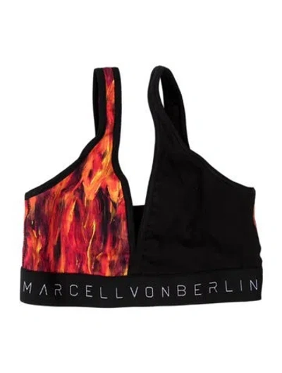 Pre-owned Marcell Von Berlin Graphic Print Lounge Set W/ Tags In Red