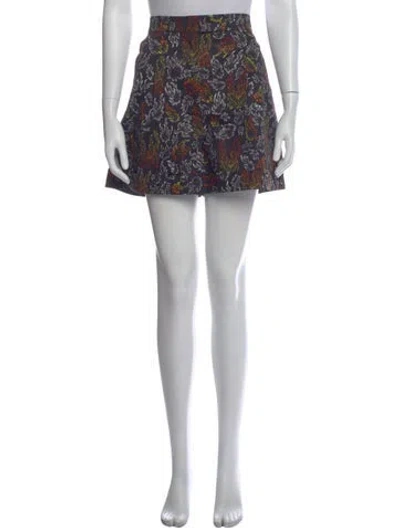 Pre-owned Marcell Von Berlin Graphic Print Mini Shorts In White