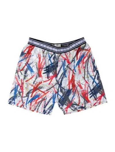 Pre-owned Marcell Von Berlin Graphic Print Pajama Bottoms W/ Tags In Blue