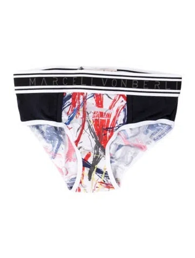 Pre-owned Marcell Von Berlin Graphic Print Pajama Bottoms W/ Tags In Multicolor