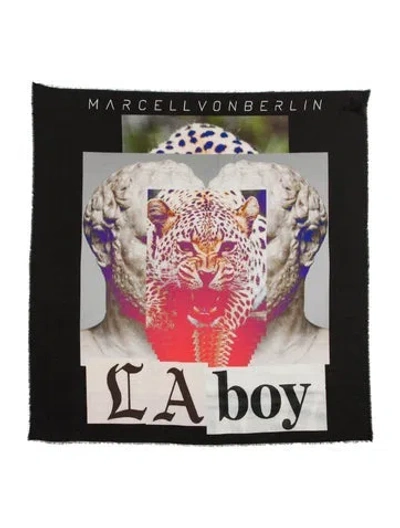 Pre-owned Marcell Von Berlin Graphic Print Scarf