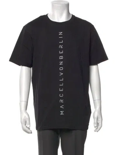 Pre-owned Marcell Von Berlin Graphic Print Short Sleeve Shirt W/ Tags In Black