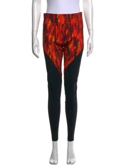 Pre-owned Marcell Von Berlin Graphic Print Skinny Leg Pants In Multi