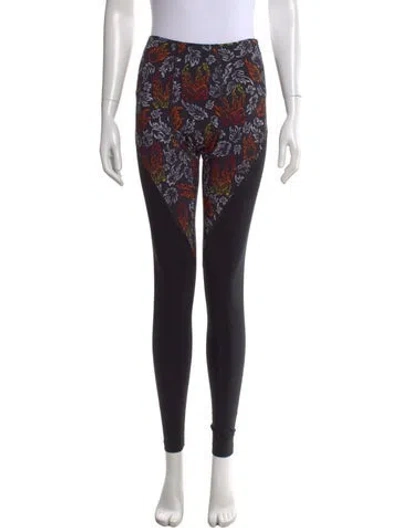 Pre-owned Marcell Von Berlin Graphic Print Skinny Leg Pants W/ Tags In Black