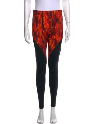 Pre-owned Marcell Von Berlin Graphic Print Skinny Leg Pants W/ Tags In Multi