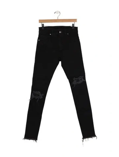 Pre-owned Marcell Von Berlin High-rise Skinny Leg Jeans In Black