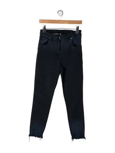Pre-owned Marcell Von Berlin High-rise Skinny Leg Jeans In Black