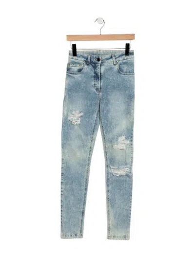 Pre-owned Marcell Von Berlin High-rise Skinny Leg Jeans W/ Tags In Blue
