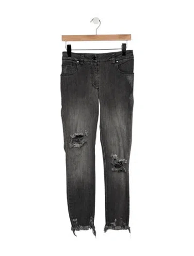 Pre-owned Marcell Von Berlin High-rise Skinny Leg Jeans W/ Tags In Grey