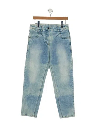 Pre-owned Marcell Von Berlin High-rise Straight Leg Jeans In Blue