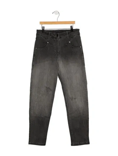 Pre-owned Marcell Von Berlin High-rise Straight Leg Jeans W/ Tags In Grey