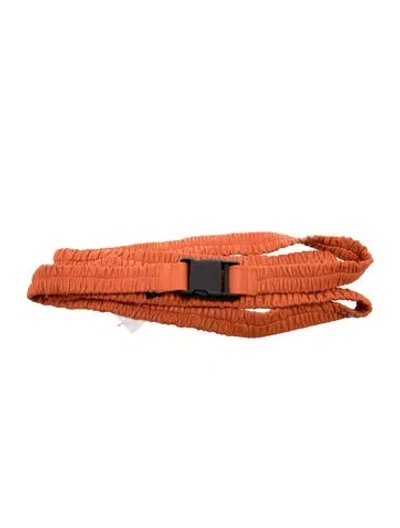 Pre-owned Marcell Von Berlin Leather Belt In Orange