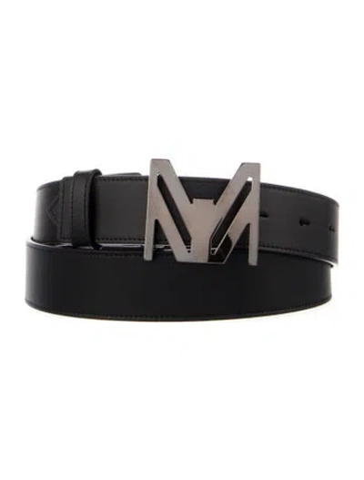 Pre-owned Marcell Von Berlin Leather Belt W/ Tags In Black