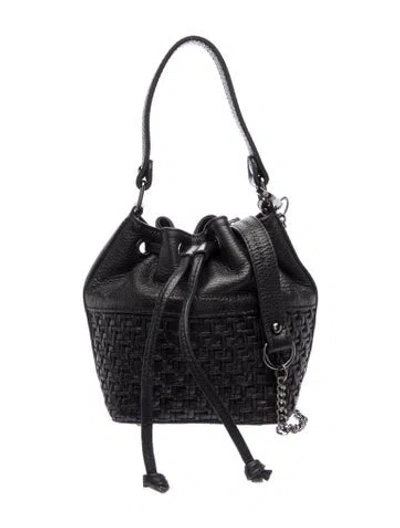 Pre-owned Marcell Von Berlin Leather Bucket Bag In Black