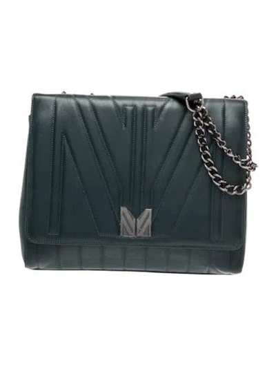 Pre-owned Marcell Von Berlin Leather Crossbody Bag In Green