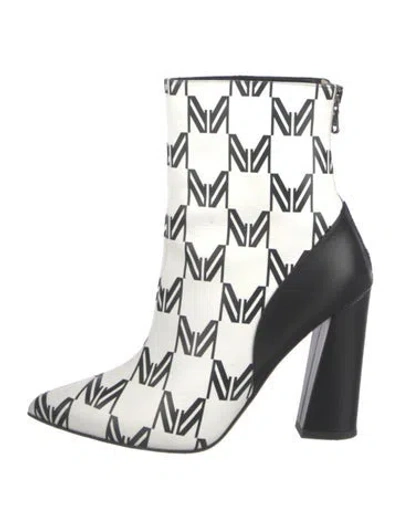 Pre-owned Marcell Von Berlin Leather Printed Lace-up Boots In Multi