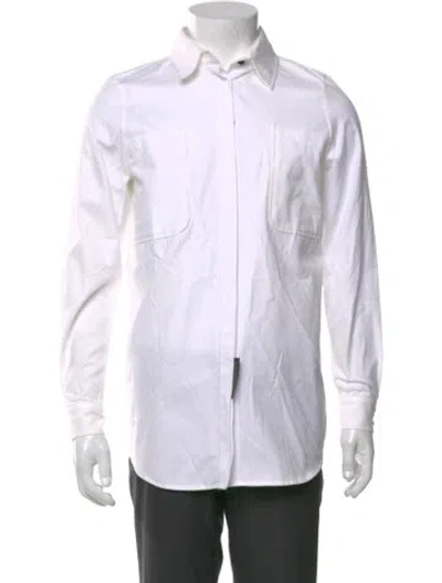 Pre-owned Marcell Von Berlin Long Sleeve Dress Shirt In White