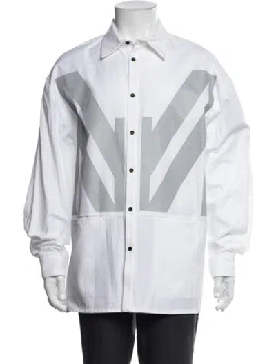 Pre-owned Marcell Von Berlin Long Sleeve Shirt W/ Tags In White