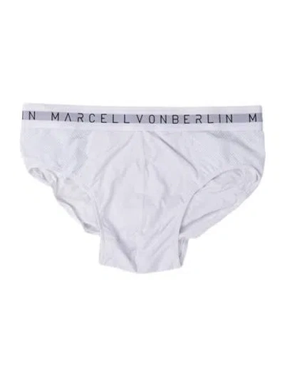 Pre-owned Marcell Von Berlin Lounge Top W/ Tags In White