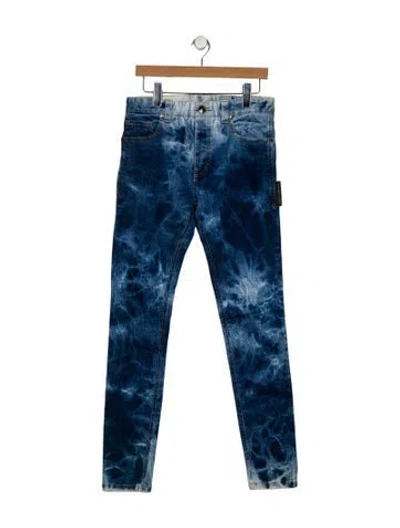Pre-owned Marcell Von Berlin Mid-rise Skinny Leg Jeans In Blue