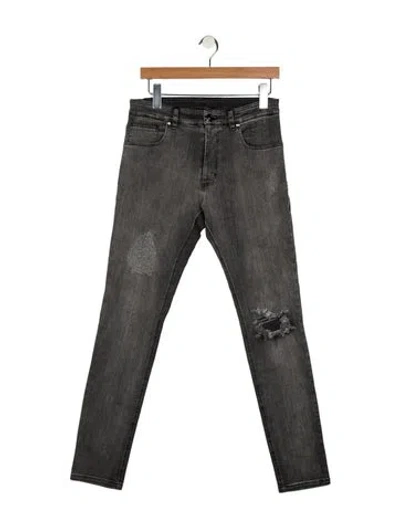 Pre-owned Marcell Von Berlin Mid-rise Skinny Leg Jeans W/ Tags In Gray