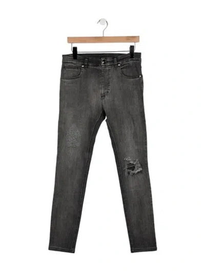 Pre-owned Marcell Von Berlin Mid-rise Skinny Leg Jeans W/ Tags In Grey