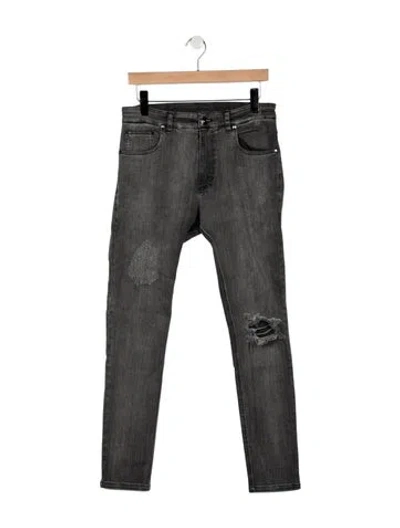 Pre-owned Marcell Von Berlin Mid-rise Skinny Leg Jeans W/ Tags In Grey