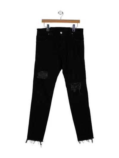 Pre-owned Marcell Von Berlin Mid-rise Straight Leg Jeans W/ Tags In Black